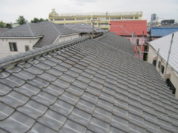 大屋根葺き替え工事